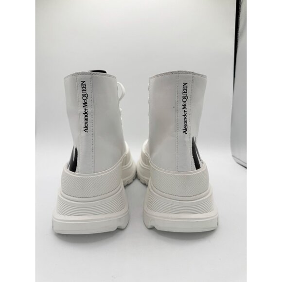 Alexander McQueen Tread Slick Boot Graffiti Optic White 10.5 - Picture 8 of 11